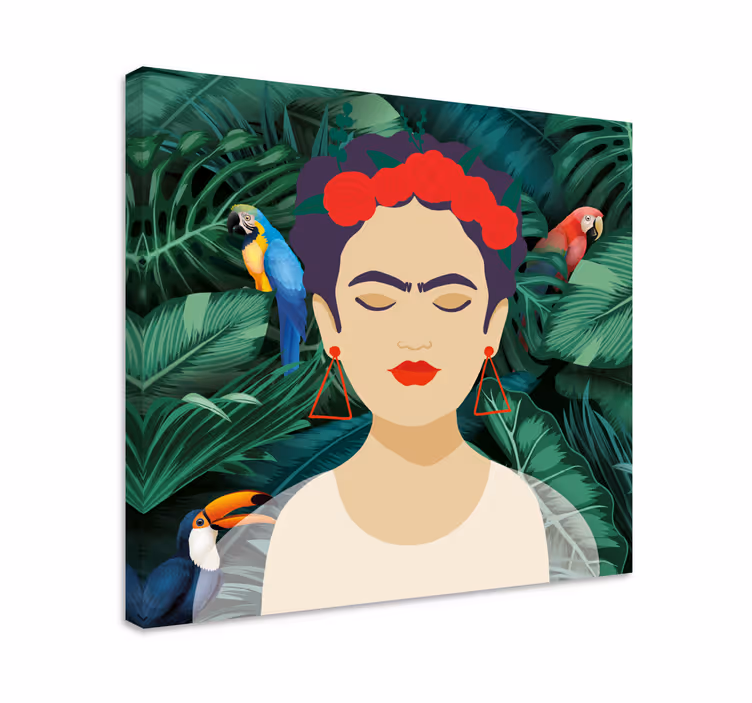 Frida și animalele cu amprente de pânză - TenStickers