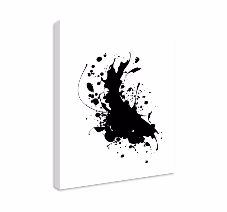 Imprimeuri de artă pe pânză cu cerneală neagră - TenStickers