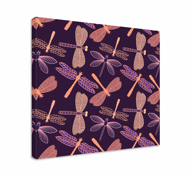 Tablou libelule cu modele delicate de libelule - TenStickers