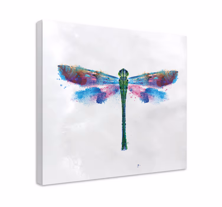 Tablou libelule design colorat - TenStickers