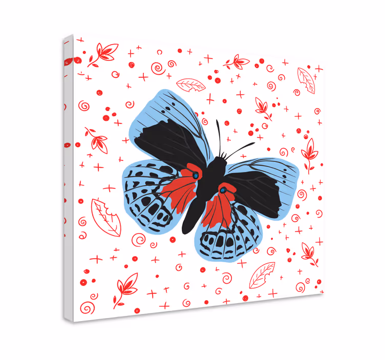Tablou fluturi design strălucitor de fluturi - TenStickers