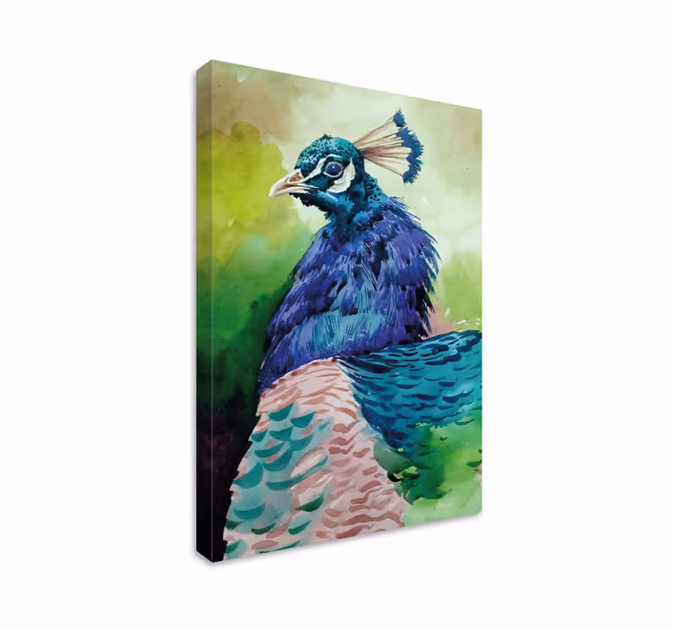 Păsări de curcan colorate pasăre pânză artă - TenStickers