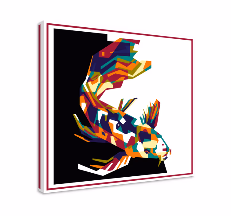 Tablou pești koi colorați - TenStickers