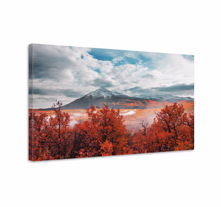 Tablou peisaje vederea muntelui majestic - TenStickers