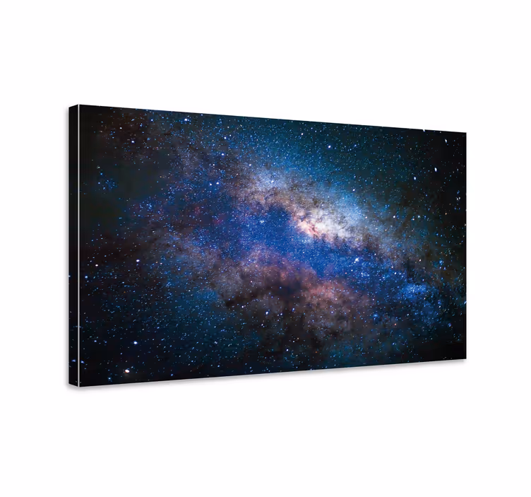 Galaxie tăcută cu stele peisaj pânză - TenStickers