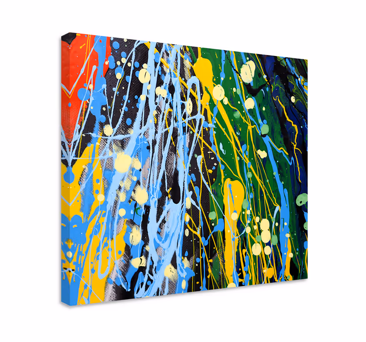 Art curcubeu color splash canvas print art - TenStickers