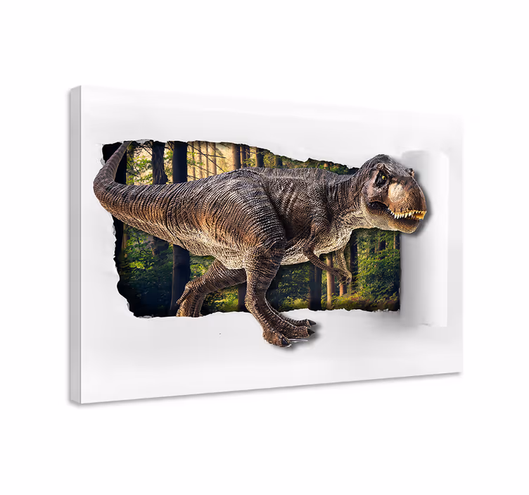 Imagini de pânză dinozaur 3d - TenStickers