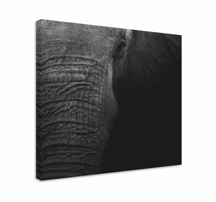 Tablou elefanți portretul elefantului majestic - TenStickers