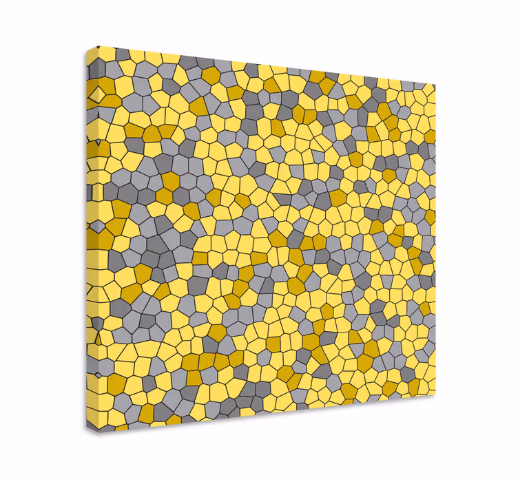 Tablou geometric design cu model fagure - TenStickers