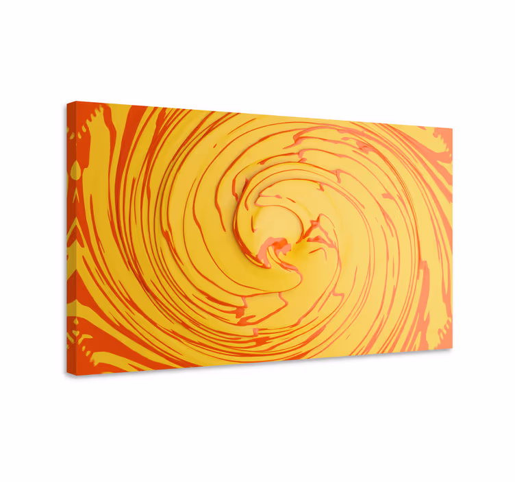 Tablou abstract mișcare vibrantă în spirală - TenStickers