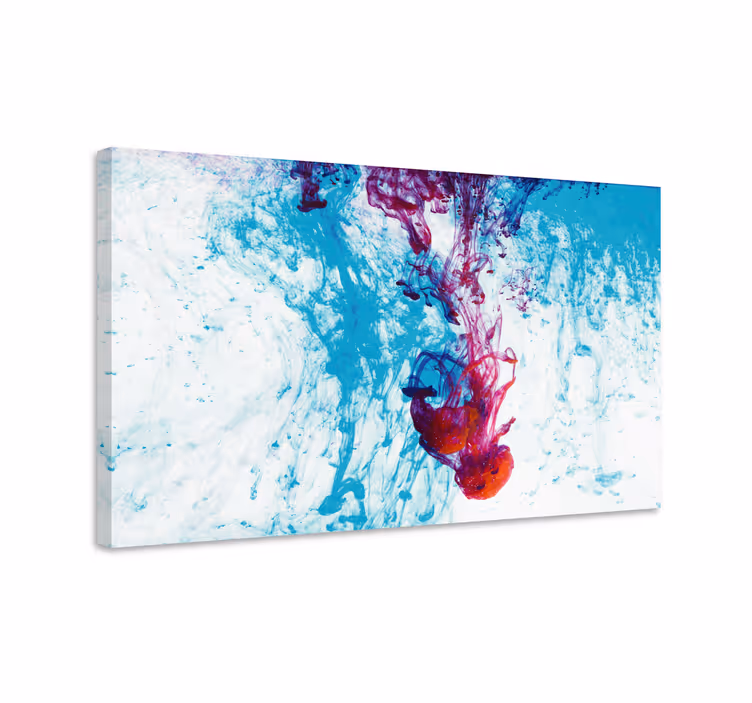 Tablou abstract flux de nuanțe vibrante - TenStickers