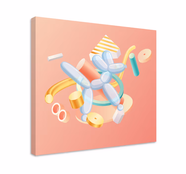 Tablou fructe forme animale din baloane - TenStickers
