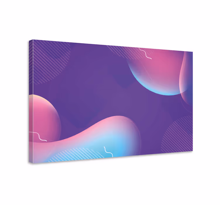 Tablou modern forme fluide abstracte - TenStickers