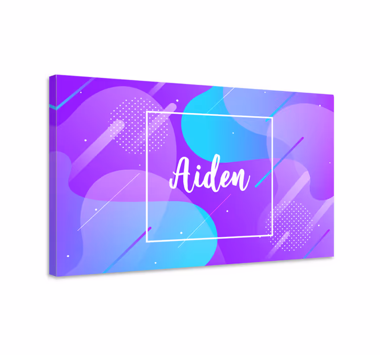 Tablou alfabet design nume personalizat - TenStickers