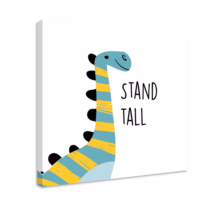 Tablou dinozauri dinozaur fericit - TenStickers