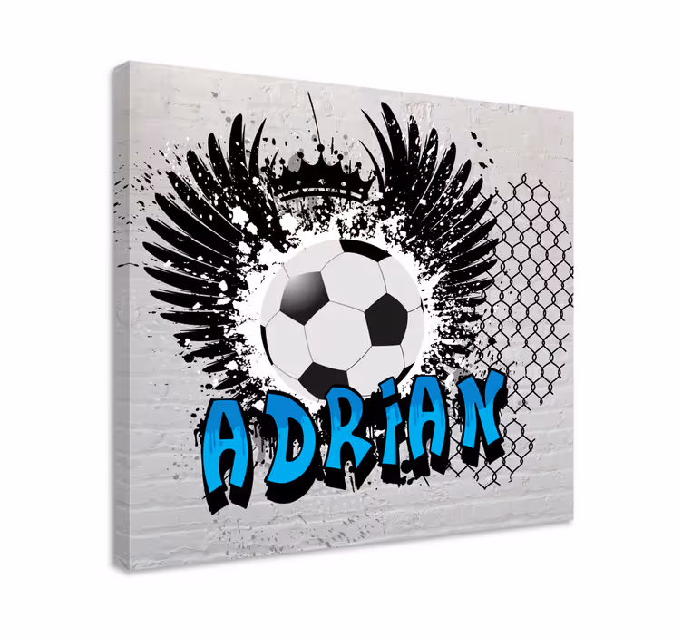 Tablou sport design inspirat de fotbal - TenStickers