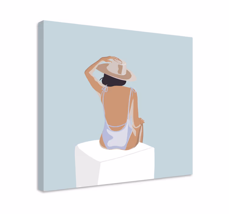 Fete de modă tipărituri de perete stil minimalist - TenStickers