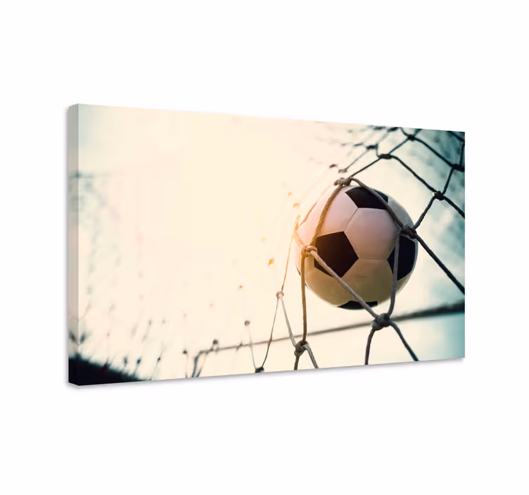 Tablou sport minge fotbal poartă - TenStickers