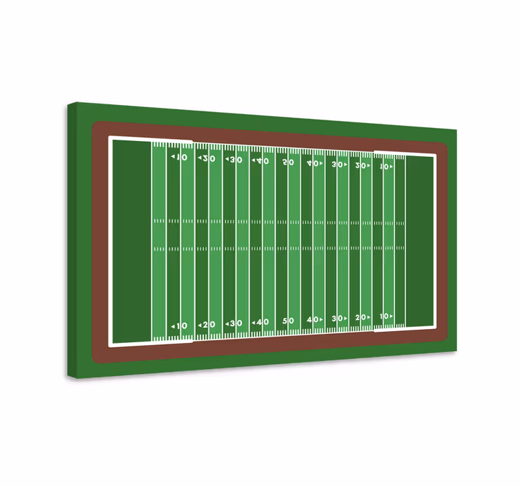 Tablou sport plan de teren de fotbal - TenStickers