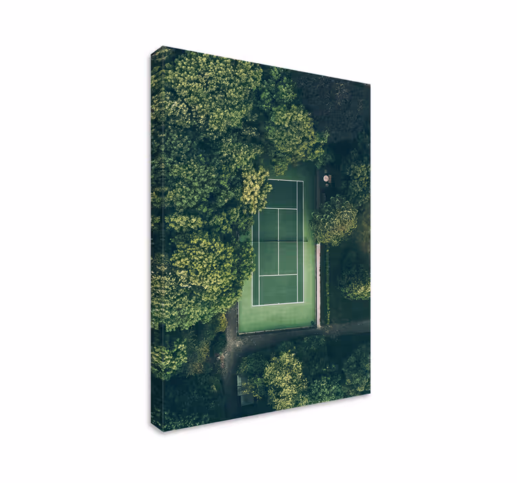 Tablou sport vedere la terenul de tenis - TenStickers