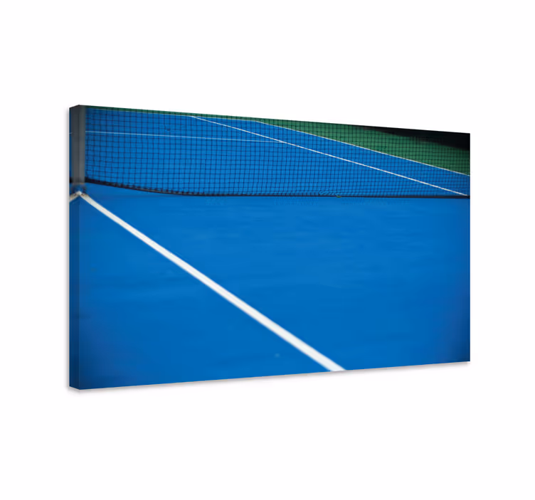 Imprimeuri de pânză de pe terenul de tenis albastru - TenStickers