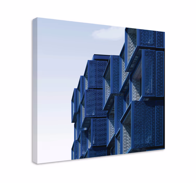 Tablou modern structură arhitecturală futuristă - TenStickers
