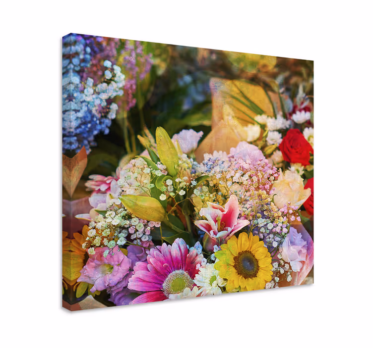 Tablou flori şi plante compoziție florale vivace - TenStickers