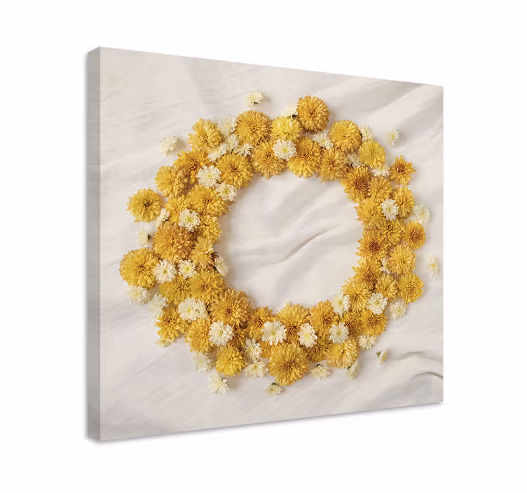 Tablou flori şi plante aranjament coronă florală - TenStickers