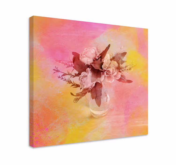 Tablou flori şi plante aranjament floral romantic - TenStickers