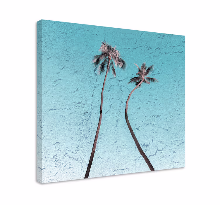 Tablou flori şi plante cu palmieri eleganți - TenStickers