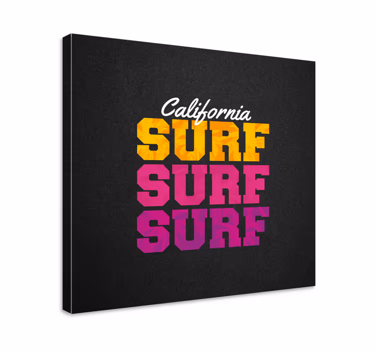 Tablou sport stil de surf din california - TenStickers