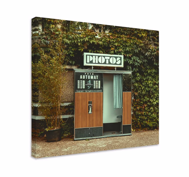 Tablou jocuri video cabina foto vintage - TenStickers