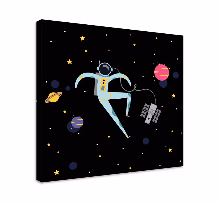Tablou jocuri video astronaut în spațiu - TenStickers