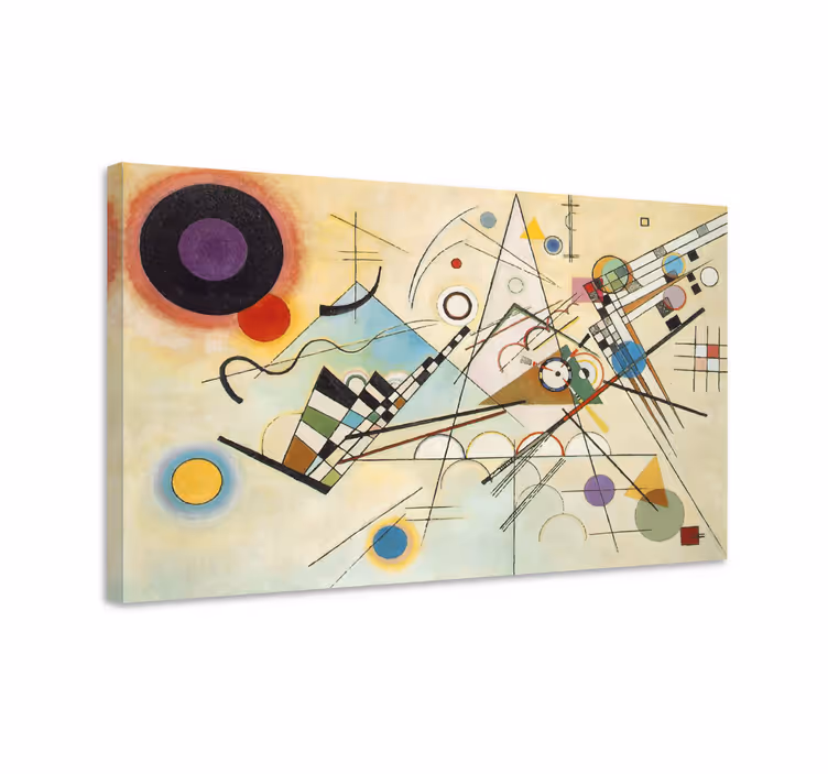 Uimitoare artă geometrică pictură pânză geometrică - TenStickers