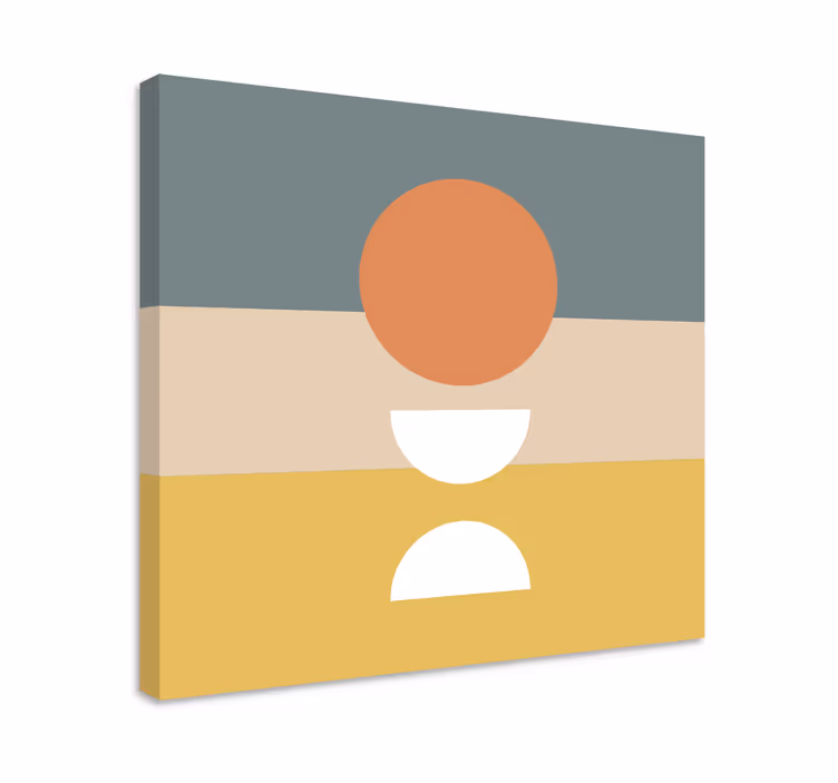 3 dungi cu pânză geometrică cu steag circular - TenStickers