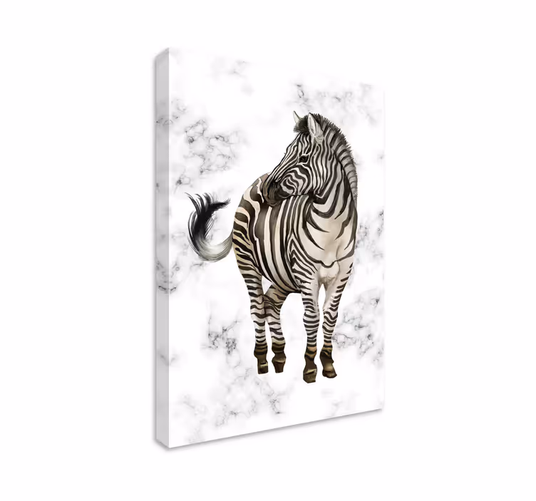 Tablou animale eleganța zebrei - TenStickers