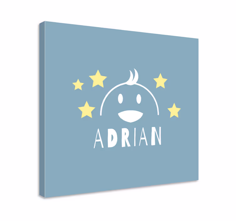 Tablou infantil față de personaj vesel - TenStickers