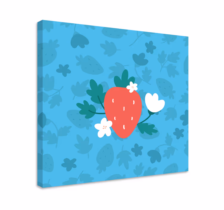 Model de flori și pânză de fructe - TenStickers