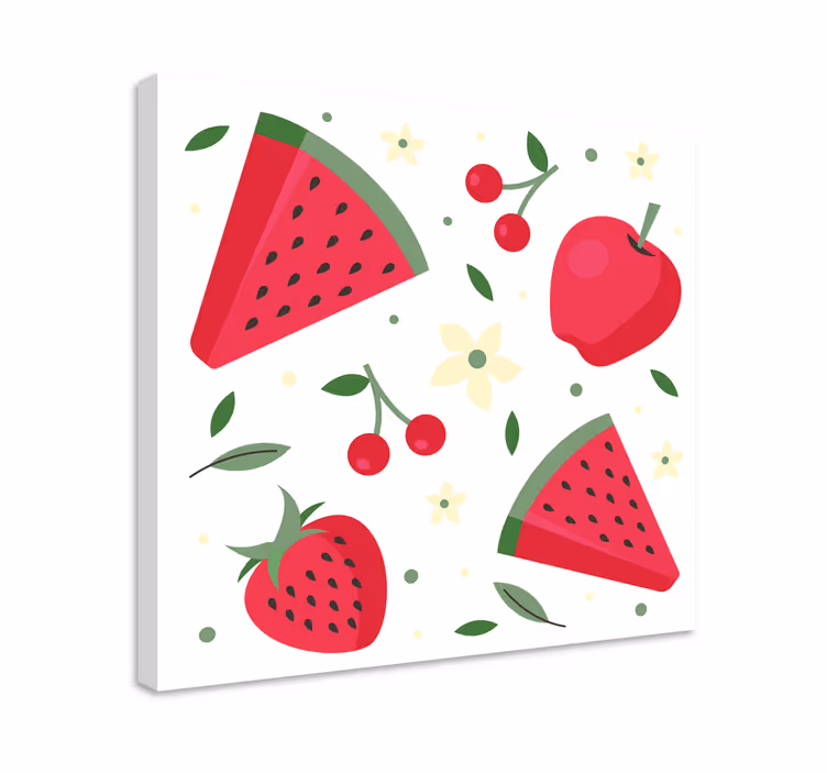 Tablou fructe deliciu răcoritor de fructe - TenStickers