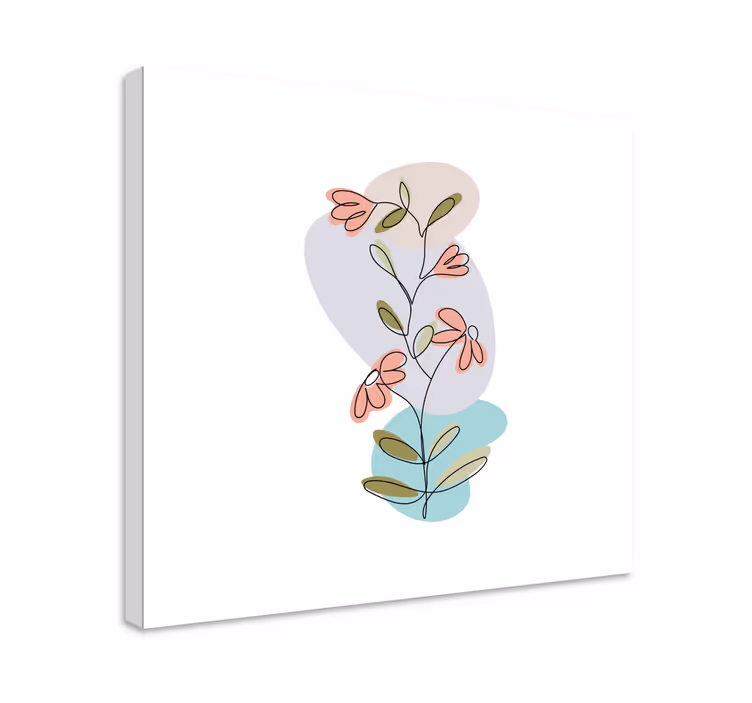 Tablou flori şi plante compoziție florală botanică - TenStickers