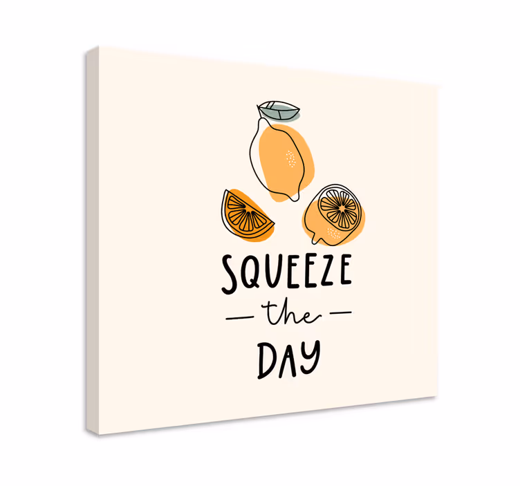 Tablou fructe stoarce ziua - TenStickers