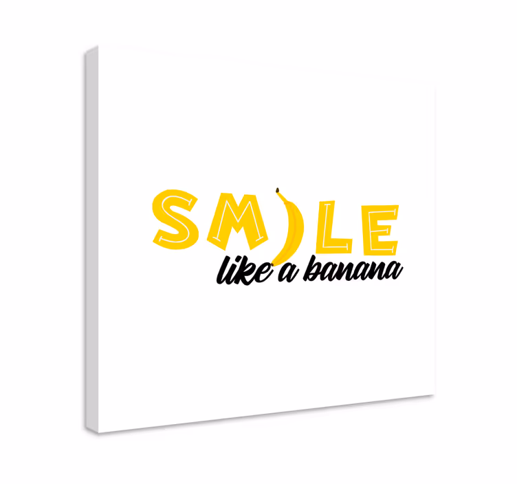 Citat amuzant cu arta de perete cota banane - TenStickers