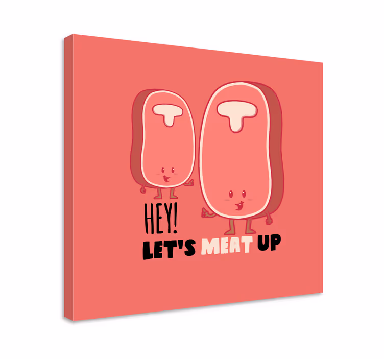 Alte cadru hai să facem carne - TenStickers