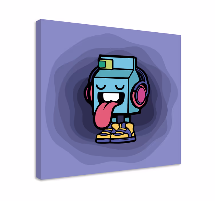 Mouse pad cu desene animate graffiti personaj lapte - TenStickers