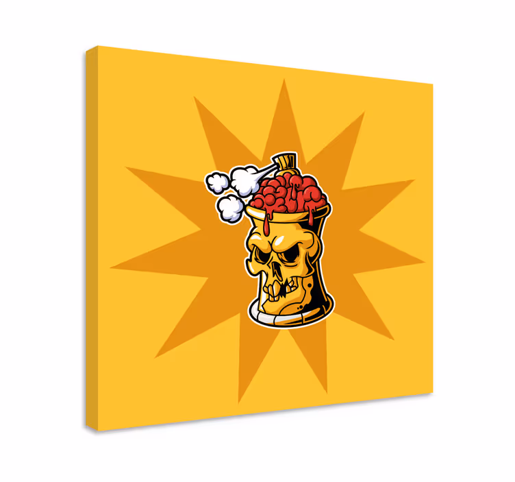 Alte cadru recipient pentru creier craniu - TenStickers