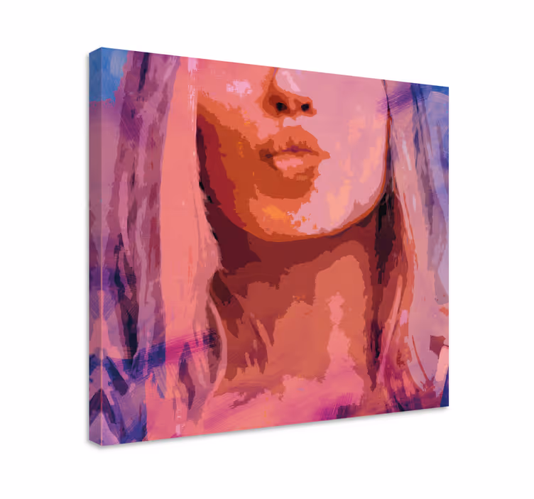 Tablou persoane portret elegant cu sărut - TenStickers