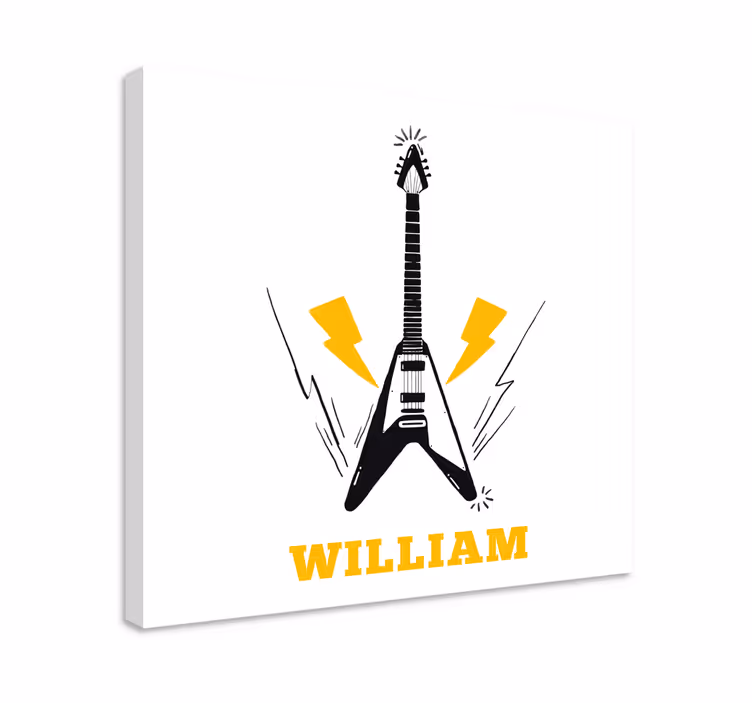 Tablou muzică inspirație chitară electrică - TenStickers