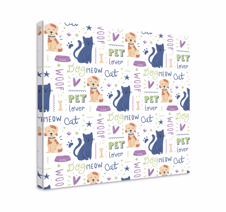 Tablou câini colecția iubitorilor de animale - TenStickers