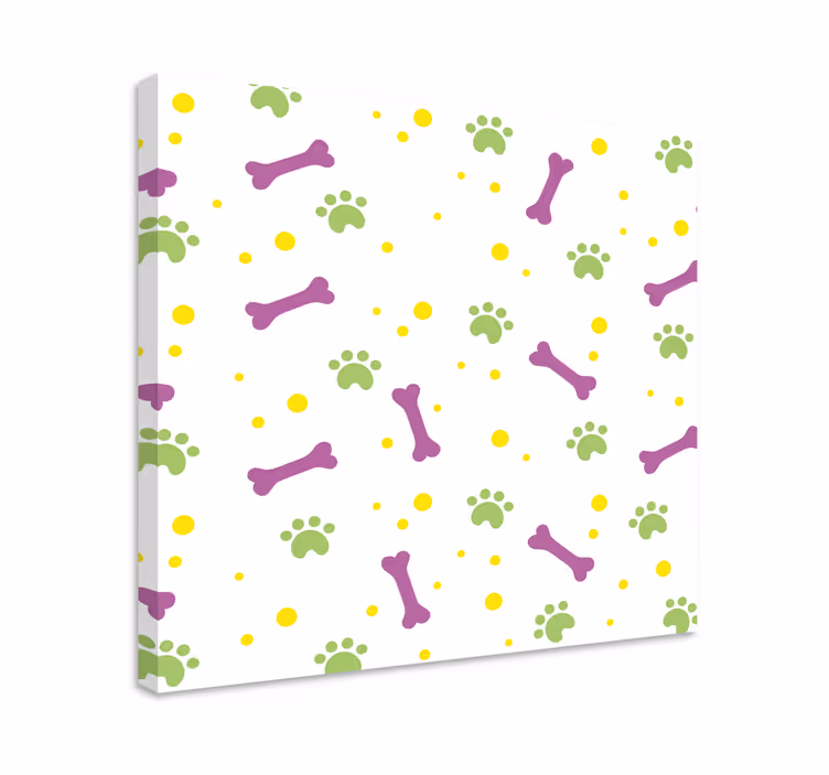 Labe de câine colorate și imprimeuri pe pânză de câine - TenStickers