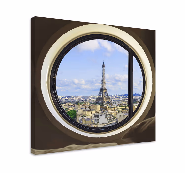 Tablou orașe vedere din turnul eiffel - TenStickers